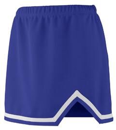Augusta Sportswear 9126 Athletic Girls Energy Skirt in Purple/White size Medium   Polyester