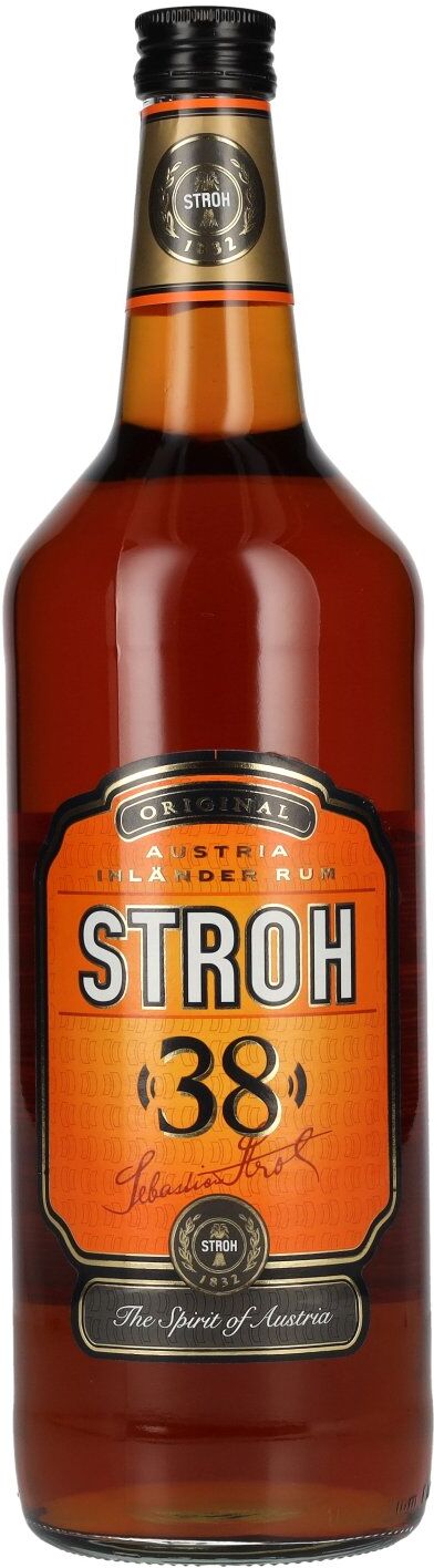 Stroh Rum Stroh Original Austria Inländer Rum 38% Vol. 1l