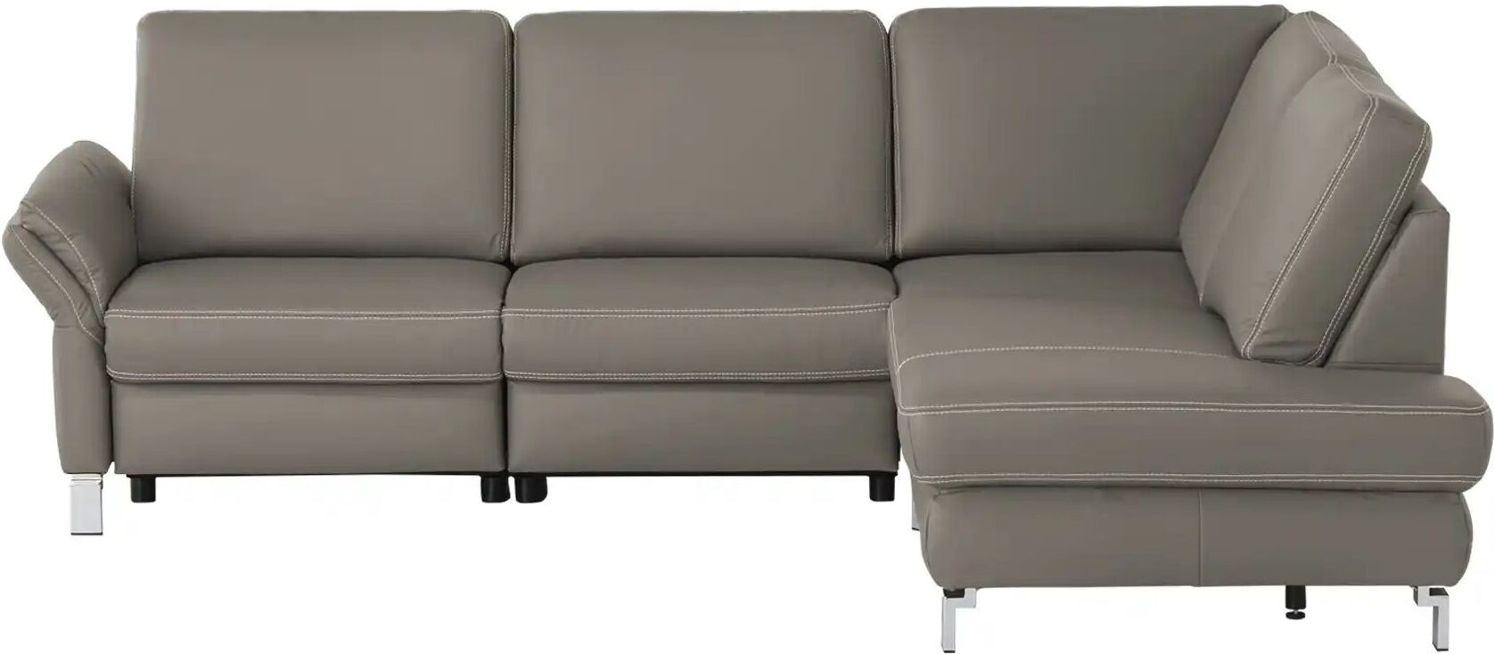 medium Ecksofa  Medium Plus ¦ grau ¦ Maße (cm): B: 265 H: 89 T: 200.0