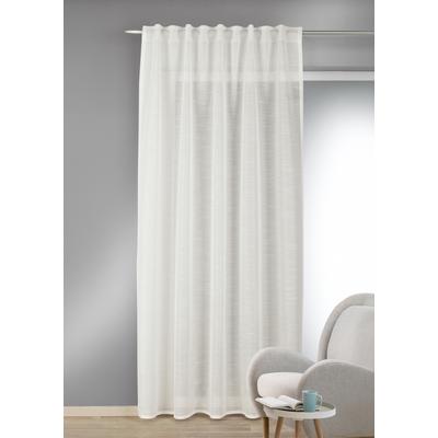 Gardine HOMING "Liv" Gr. 1, beige (creme), B:135cm H:245cm, Polyester, Gardinen, Gardine, Fertigschal