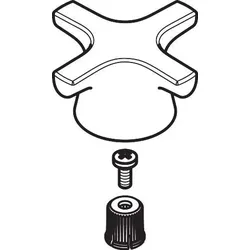 Hansgrohe Griff Logis Classic Standventil Warmwasser chrom, 92524000 92524000