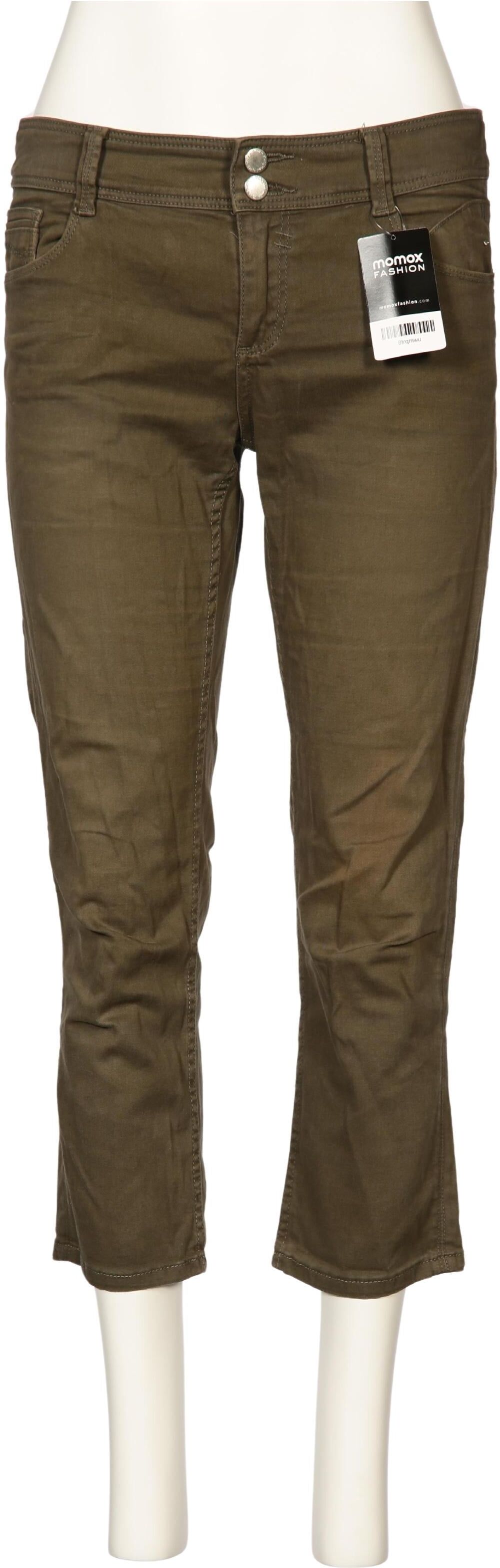Promod Damen Jeans, Grün, Gr. EU 42, Baumwolle / Elasthan - Second Hand
