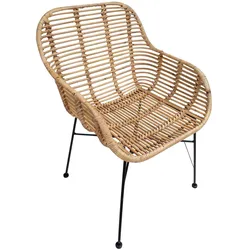 SIT Rattan Vintage Armlehnstuhl 2er-Set