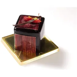 Silikomart Cube, Backform, Braun