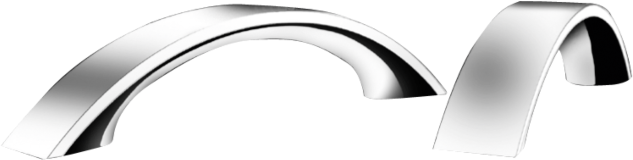 Kaldewei Opulenz Wannengriff  590370000999 Avantgarde Typ D (2 Griffe), chrom