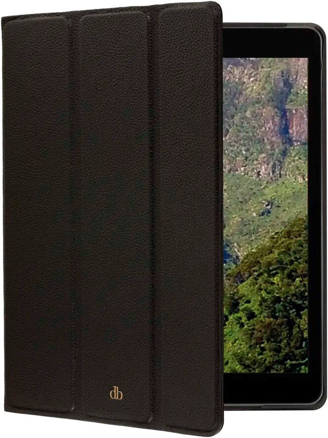iPad 10.2" (2021 / 2020 / 2019) dbramante1928 Milan Ægte Læder Flip Cover - Night Black