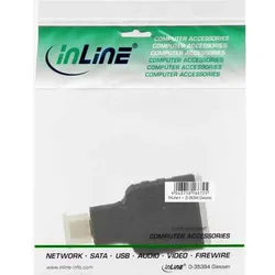 INLINE HDMI Adapter, HDMI A Bu auf Micro HDMI D St, 4K2K kompatibel, vergoldete Kontakte
