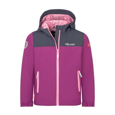 Trollkids - Kid's Telemark Jacket - Regenjacke Gr 152 lila
