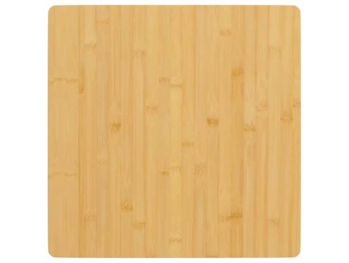 Kaorsrow Tischplatte Bambus 60x60x4 cm Quadratisch Fuer Beistelltisch Robuste Ersatzplatte aus Naturmaterial fuer Gastronomie und Wohnbereich. Lackierte Oberflaeche mit abgerundeten Ecken.