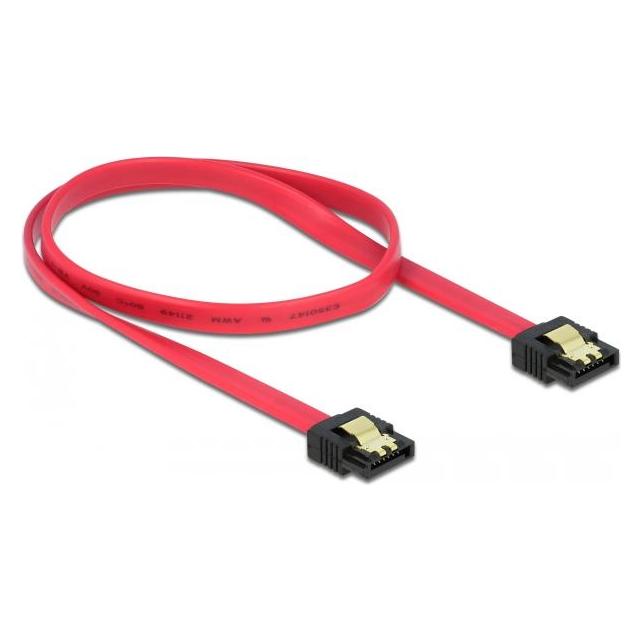 Delock SATA Kabel gerade/gerade (50 cm, SATA) (84302)