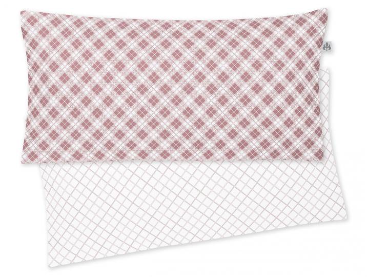 Kissenbezug IRISETTE Bea , rosa, B:80cm L:40cm, Mako-Satin, Obermaterial: 100% Baumwolle, Kissenbezüge, Kissenbezug, zeitlose Instagram-Blogger-Kollektion