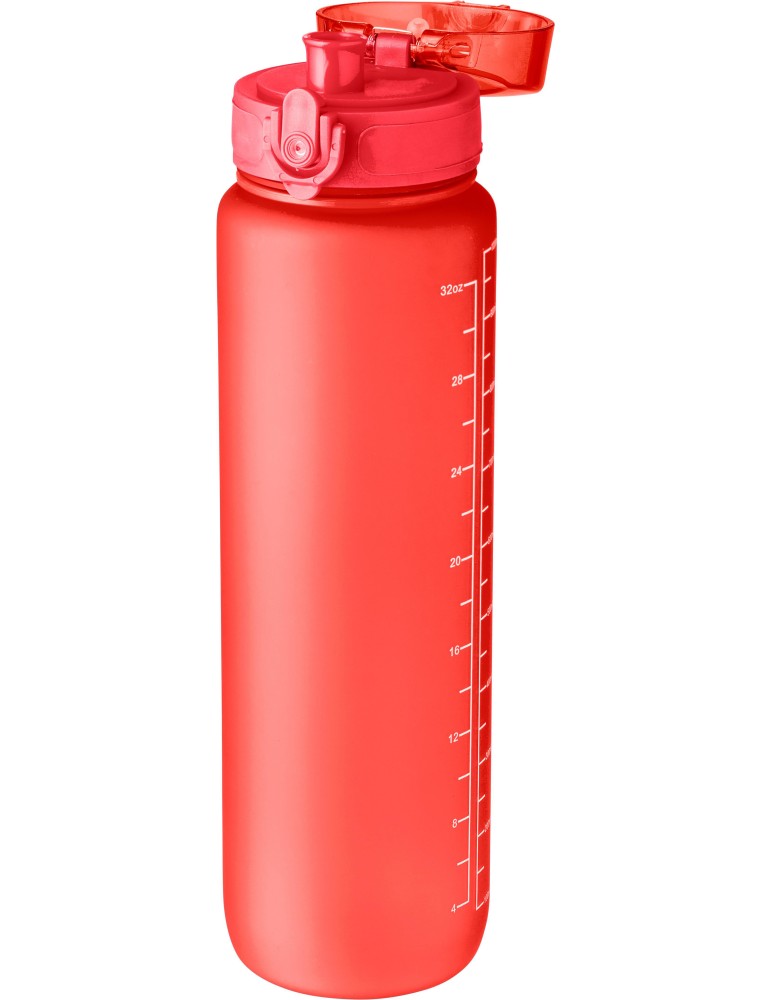 Gourde touché gomme de 1 000 ml Brinley rouge