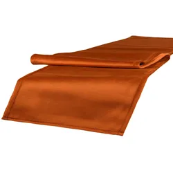 TISCHLÄUFER Samt&Sonders rost-orange 140/40 cm