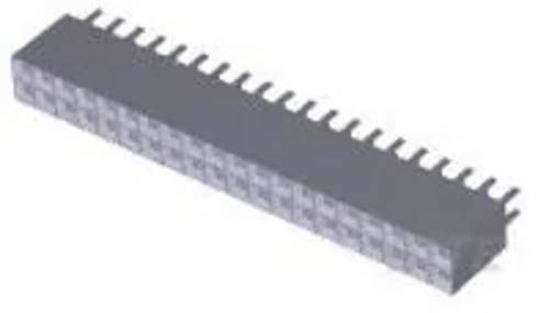 TE Connectivity Einbau-Buchsenleiste (Standard) 2-535542-0 Tube