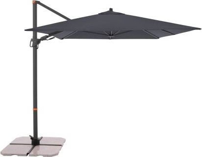 Doppler myZone Sonnenschirm, 320 x 240 cm - Schwenkbarer Garten-Sonnenschirm mit seitlicher Stange: Muster des Stoffes - 840
