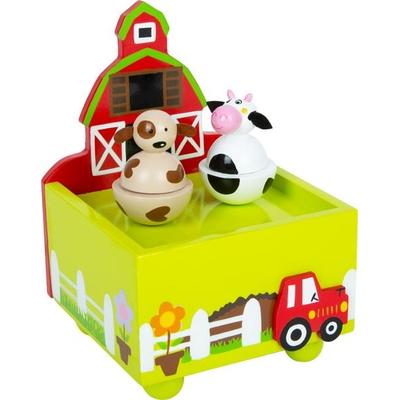 small foot 11715 - Spieluhr Bauernhof, Holz -
