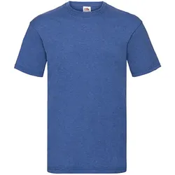 T-Shirt "F140" 100% Baumwolle Valueweight - L - retro heather royal
