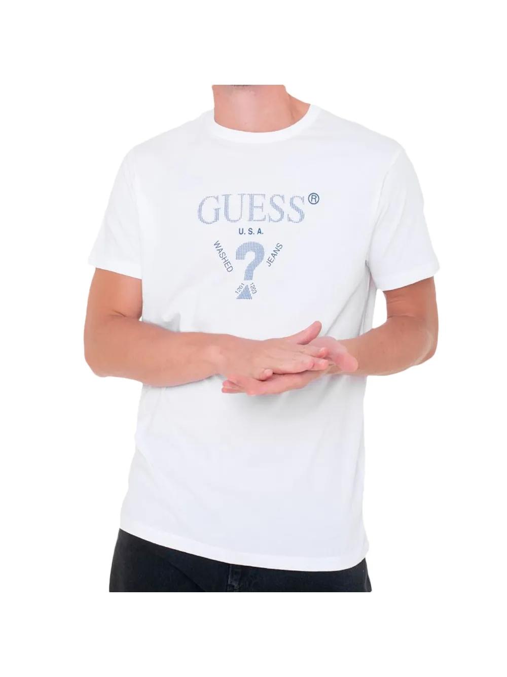 Guess heren T-shirt, gewassen in de VS