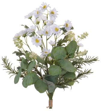 Melrose International Mini Daisy Floral Bundle (Set of 2)