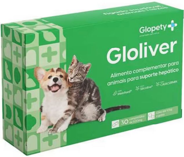 Campifarma Gloliver 500mg Raças Pequenas e Gatos 30 comprimidos