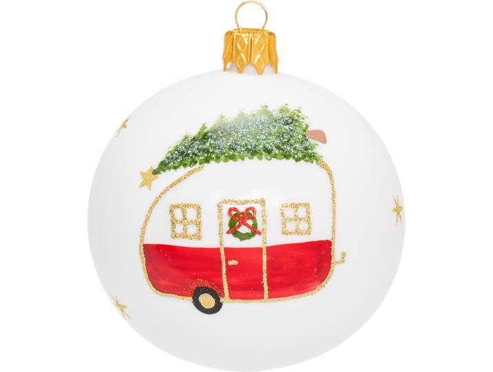 Kugel Edna 6er Set - Farbe: weiss - 949
