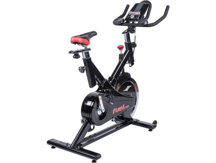 Heimtrainer FUEL FITNESS Indoor Cycle IF300 , schwarz, Heimtrainer, ohne Unterlegmatte, Heimtrainer, 125 kg max. Benutzergewicht, Fahrrad, B:54cm H:106cm L:107cm
