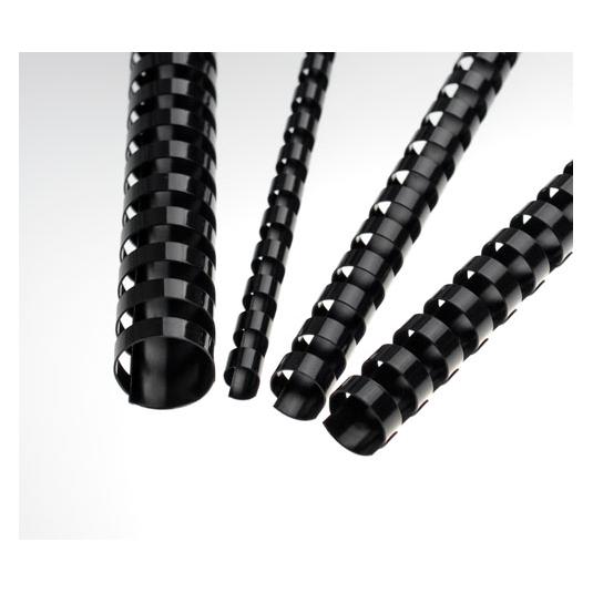 Fellowes Kunststoffrücken 10 mm schwarz (LAMRE21DR10N)