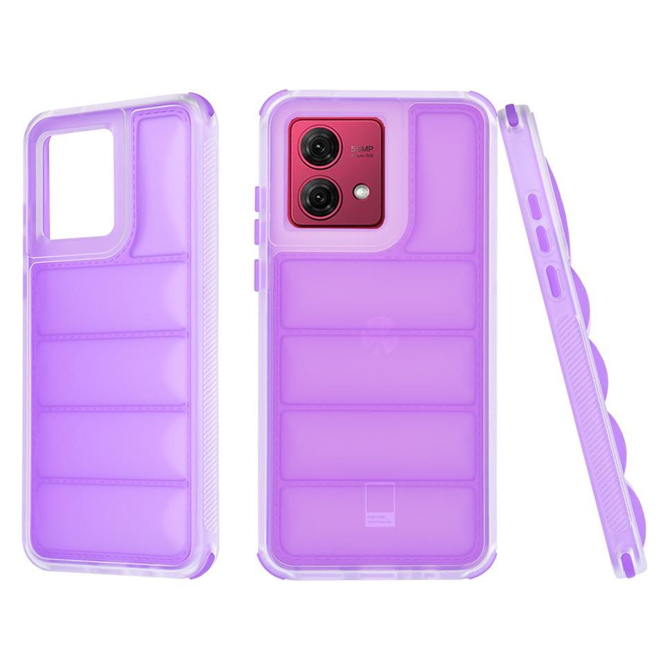 Techsuit - Wave Shield - Motorola Moto G84 - Violet (Motorola Moto G84) (56351782)