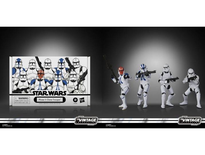 Hasbro Actionfigur Star Wars The Vintage Collection Phase II Clone Trooper Actionfiguren