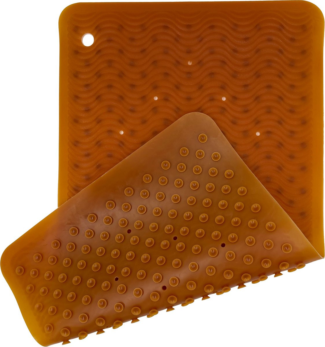 Hevea Wave Badmat Rechthoek - Natural