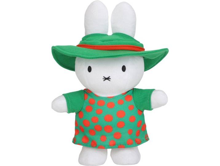 Tante Trijn Knuffel - 28 cm - Zacht en perfect om mee te knuffelen - Wit groen rood