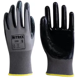 Unigloves 10 Paar Nitrex 250 | Mehrweghandschuhe | Gr. M | Industriehandschuhe