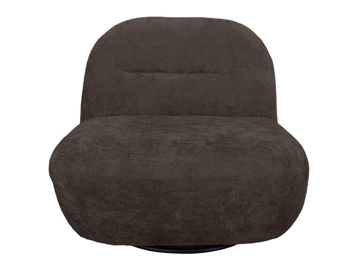 Livetastic Sessel Bunty, Mokka, Metall, 85x74x85 cm, Made in EU, Sitzfläche 360° drehbar, Wohnzimmer, Sessel, Sonstige Sessel