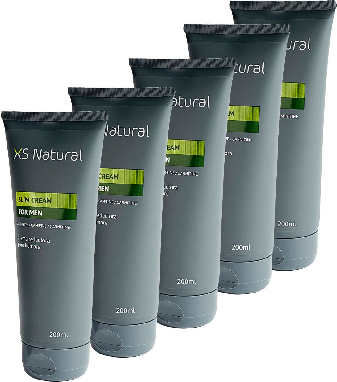 XS NATURAL Crema Reductora Hombre 5x200 ml