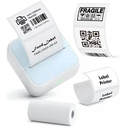 Loveinstant Drukarka Termiczna Bluetooth Do Zdjęć Naklejek Notatek Etykiet 53mm 203dpi / S1 / Niebieski (203 dpi), Etikettendrucker, Blau