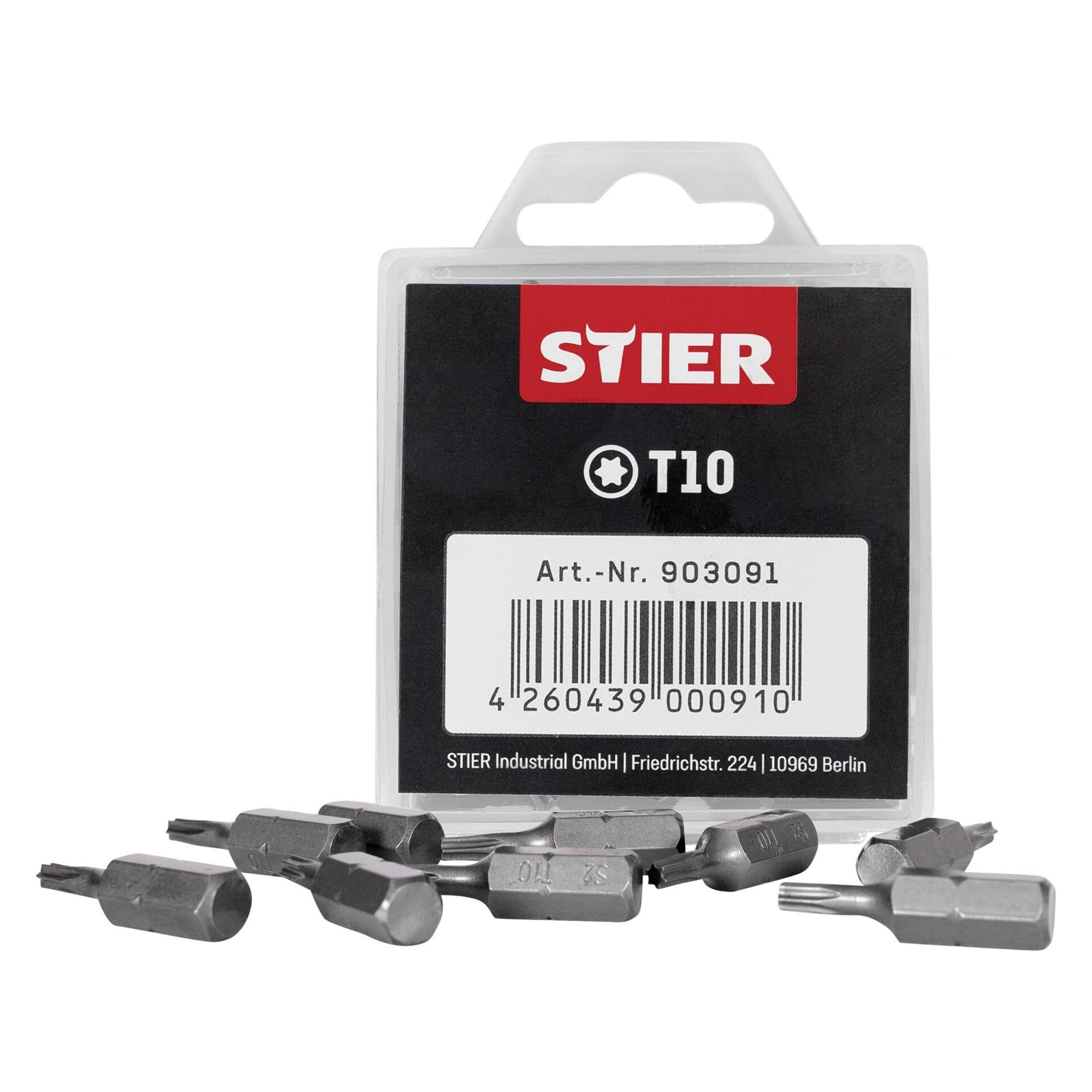 Stier TORX-Bit-Grosspackung T10 (87705425)