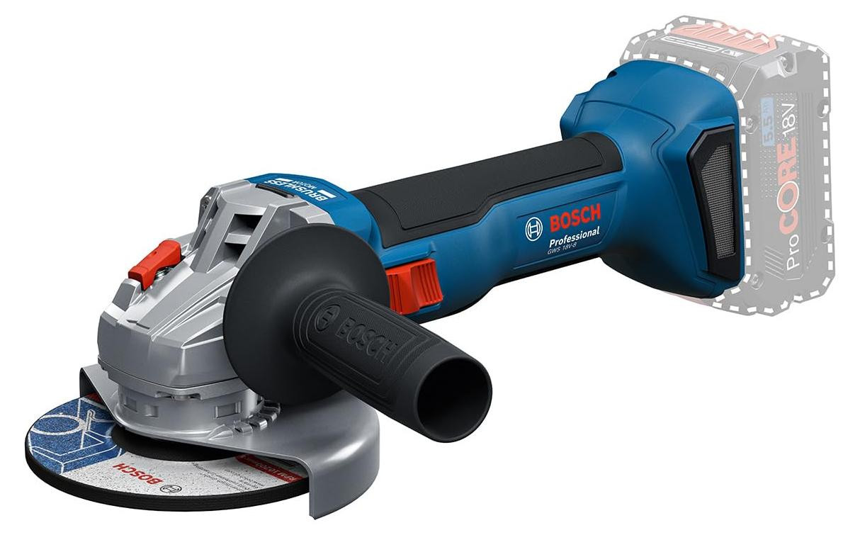 Bosch Professional haakse slijpmachine GWS 18V-8 SOLO 115mm