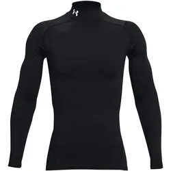 Under Armour, Herren, Sportshirt, ColdGear Armour Compression Mock Herren Longsleeve (XL), Schwarz
