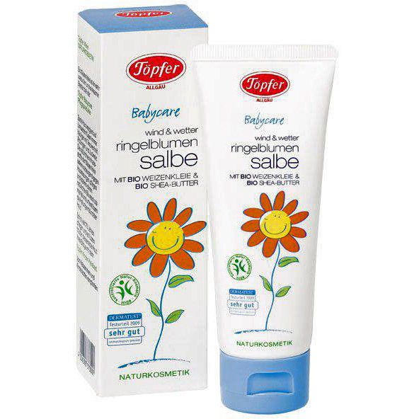 Töpfer Babycare Ringelblumensalbe Wind & Wetter 75 ml Salbe