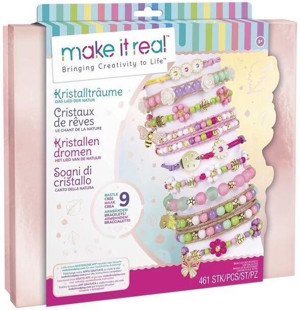 Make It Real : Coffret Bijoux Cristaux de Rêve Nature - Lansay