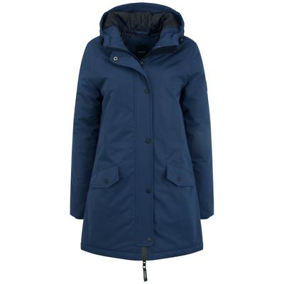 Parka OXMO "Parka OXTamila", Damen, Gr. L, blau (marineblaus), Obermaterial: 100% Polyester PES., Mäntel Parka