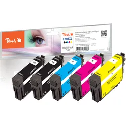 Peach Spar Pack Plus Tintenpatronen XL kompatibel zu Epson No. 503XL