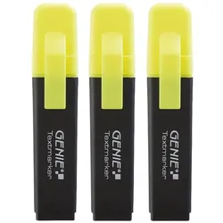 Genie 40020 Marker 3 Stück(e) Meißel Gelb