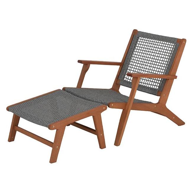 Acamp Bankgog Gartensessel Grau/Braun (57462)
