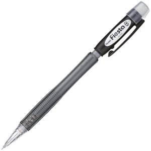 Pentel Druckbleistift Fiesta, schwarz-transparent, Kunststoff, HB, mit Radiergummi, Strichbreite 0,5 mm