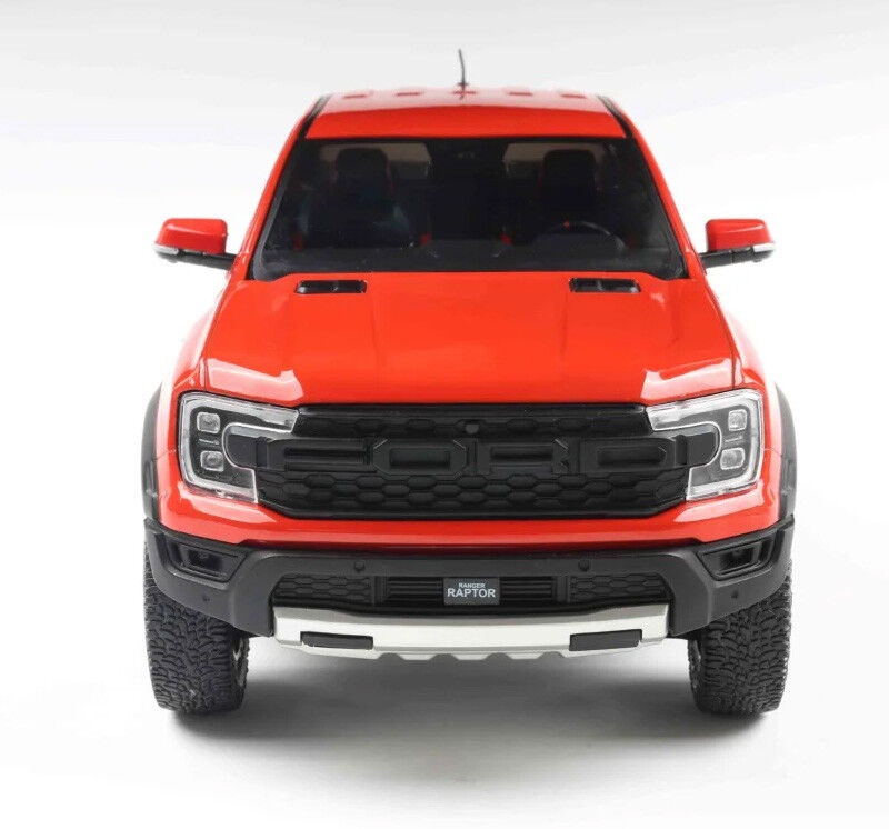 Miniature 1:18 Ford Ranger Raptor orange raptor 2024 - Solido