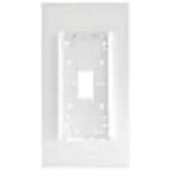 Siedle, Zubehör Gebäudesicherheit, HT/NB 800-0WHT/NB 800-0 WNachrüstblende Haustelefon weiss
