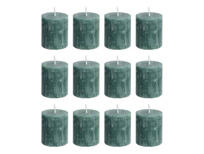 BUTLERS 12er Set Stumpenkerzen Paraffin - RUSTIC - lange Brenndauer