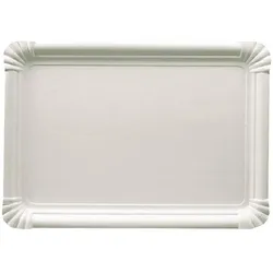 Papstar, Einweggeschirr, Papp-Teller "pure" eckig, 180 x 260 mm, weiá, 250er