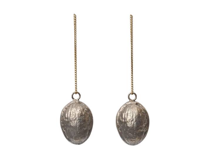 Ferm Living Suspension décorative Walnut, lot de 2 Laiton